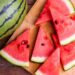 Fresh Ripe Watermelon Slices On Wooden Table Royalty Free Image 1684966820